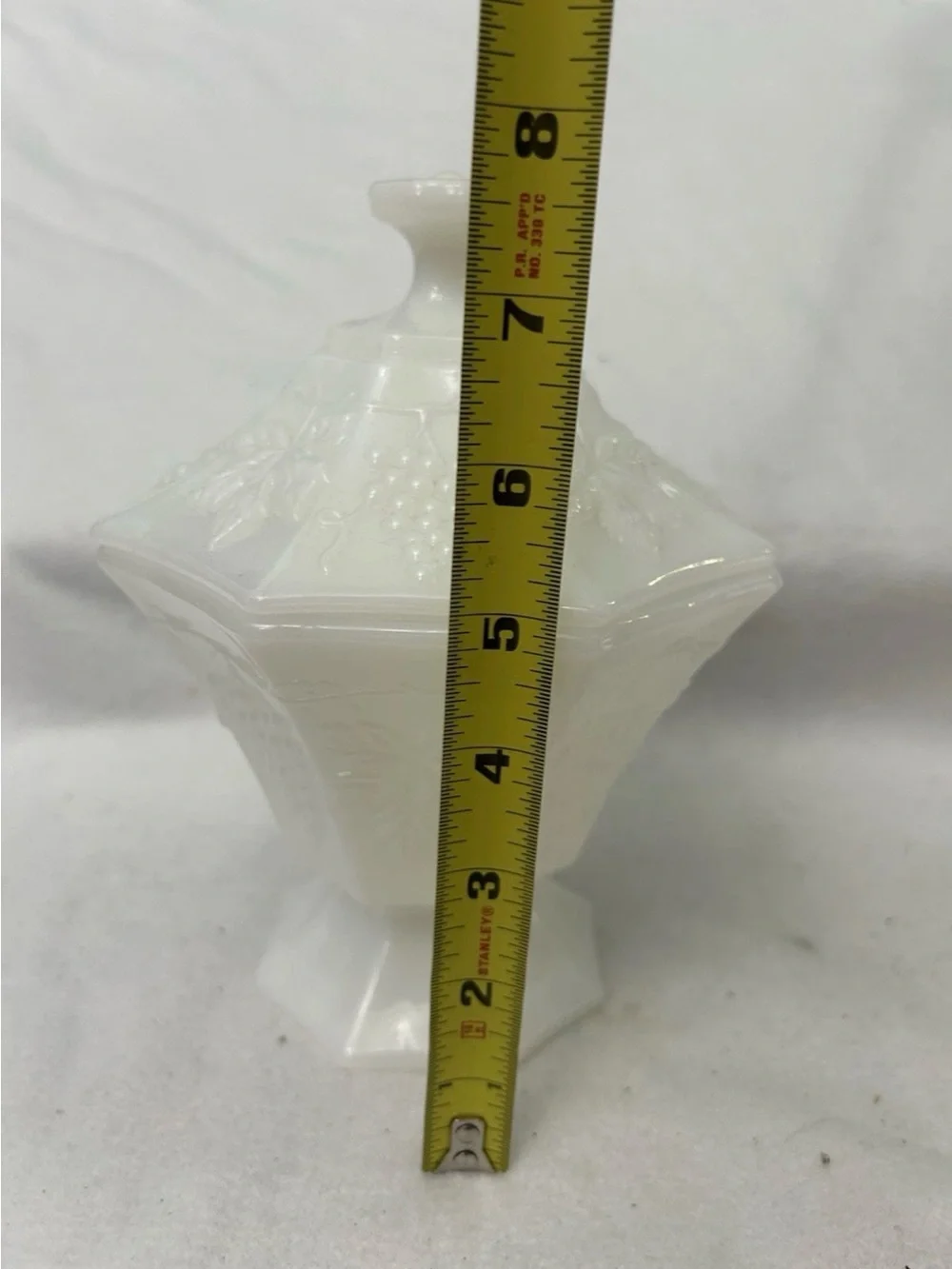 White Milk Glass Clovered Candy Dish - Classic Home Accent